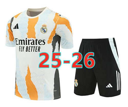 25-26 Real Madrid Short Sleeve Tracksuit S-2XL