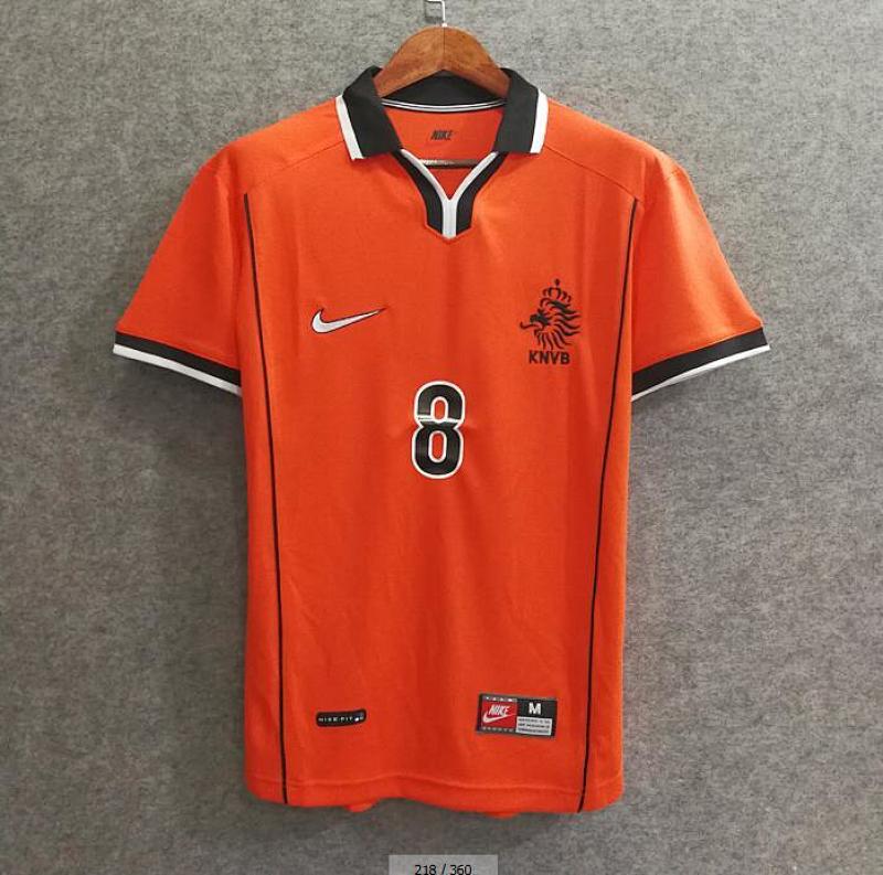 Netherlands S-2XL Home Retro Jersey