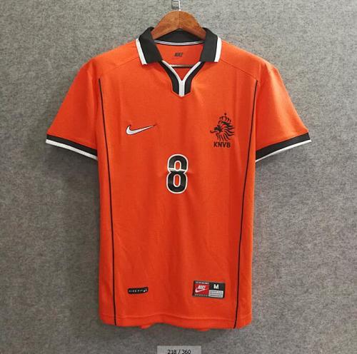 Netherlands S-2XL Home Retro Jersey