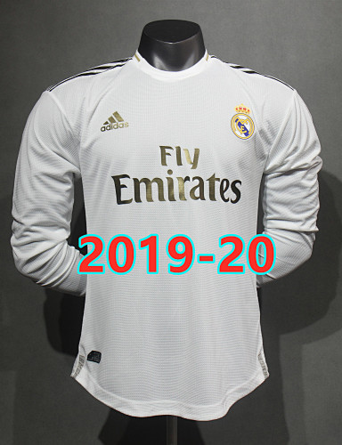 Real Madrid Home Retro Player Long Jersey S-2XL