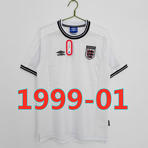 England Retro TopThai Quality Home Jersey S-2XL