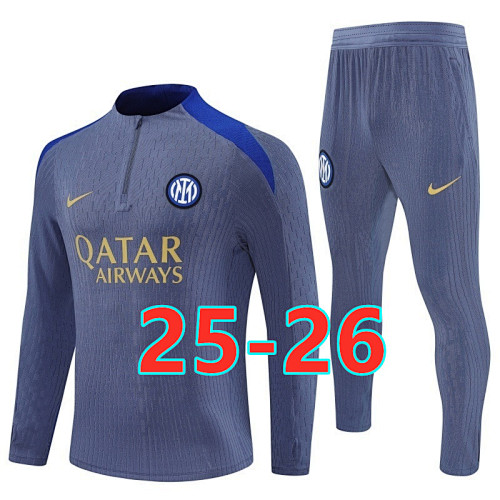 25-26 Inter Milan Player Long Sleeve Tracksuit S-2XL