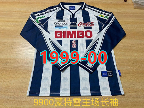 Monterrey Home Retro Long Sleeve Jersey S-2XL