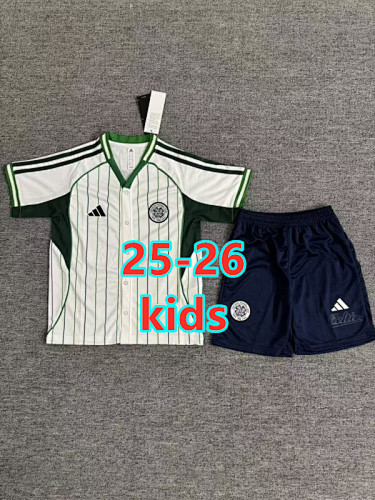 25-26 Celtic Special Kids Jersey+shorts Kit 16 -28