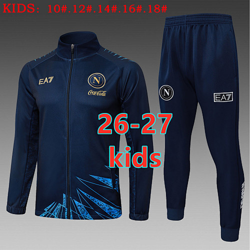 26-27 Napoli Kids Long Zipper Jacket 10 -18