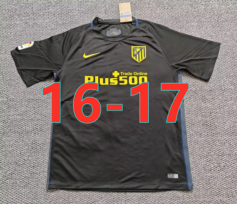 16-17 Atletico Madrid Away Retro Fans Version Jersey S-2XL