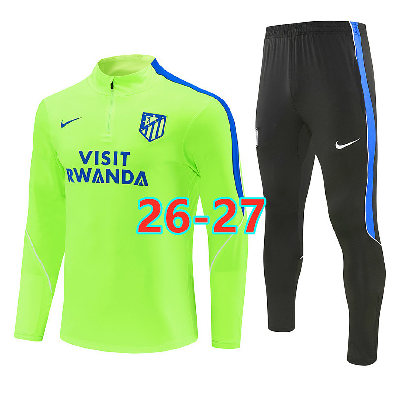 26-27 Atletico Madrid Long Sleeve Tracksuit S-2XL