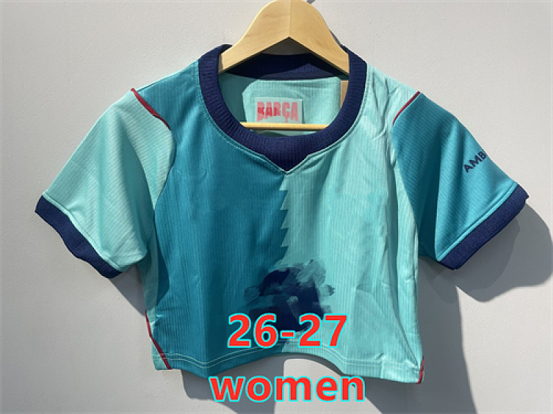 26-27 Barcelona Third Women Short Jersey S-2XL