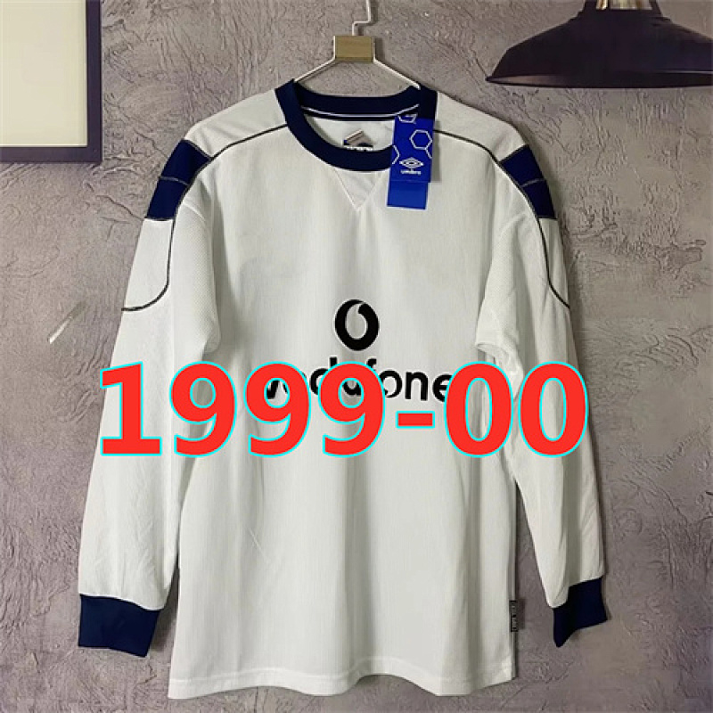 Manchester United Retro Away Long Sleeve Jersey S-2XL