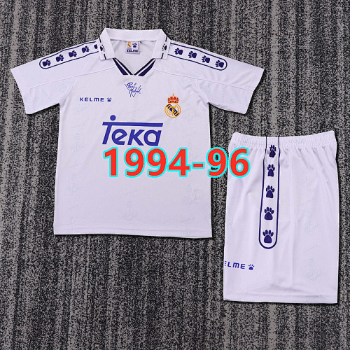Real Madrid Home Retro Kids Kit 16 -28