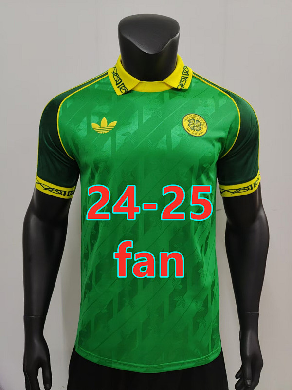 24-25 Celtic Retro Fans Version Jersey S-2XL
