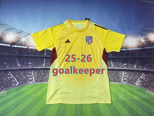 25-26 Atletico Madrid Goalkeeper Fans Version Jersey S-2XL