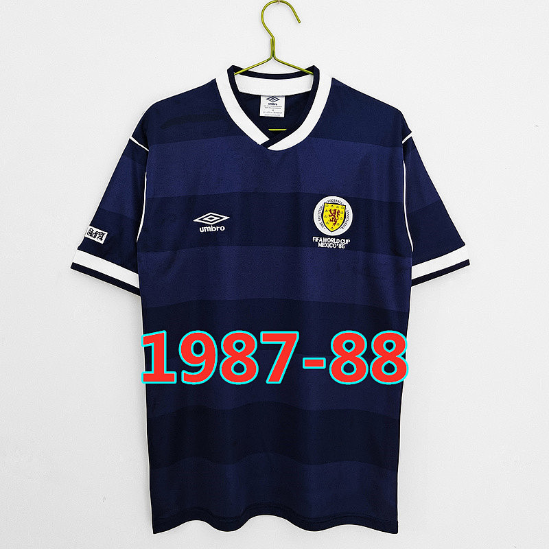 Scotland Retro TopThai Quality Home Jersey S-2XL