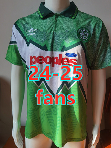 24-25 Celtic Home Fans Version Retro Jersey S-2XL