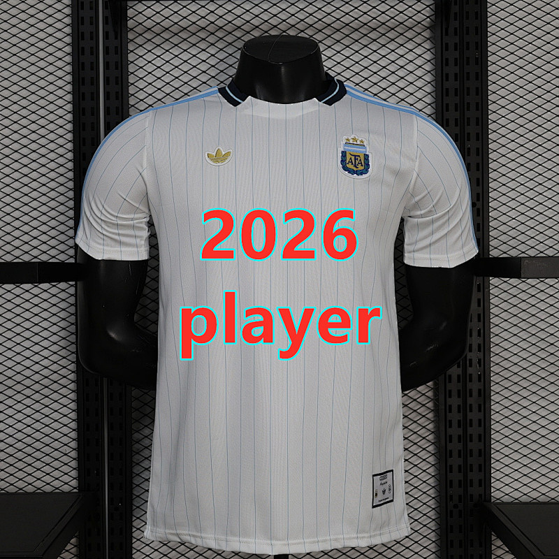 Argentina Retro Player Version Jersey S-2XL