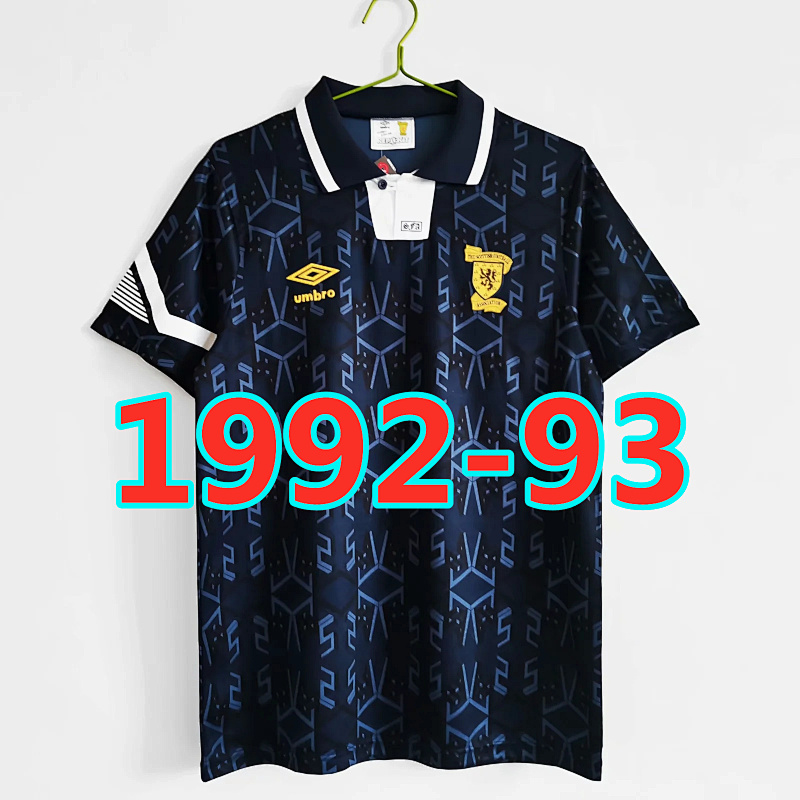 Scotland Retro Home Jersey S-2XL
