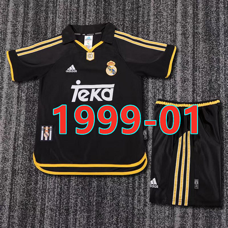 Real Madrid Away Kids Retro Jersey+shorts 16 -28