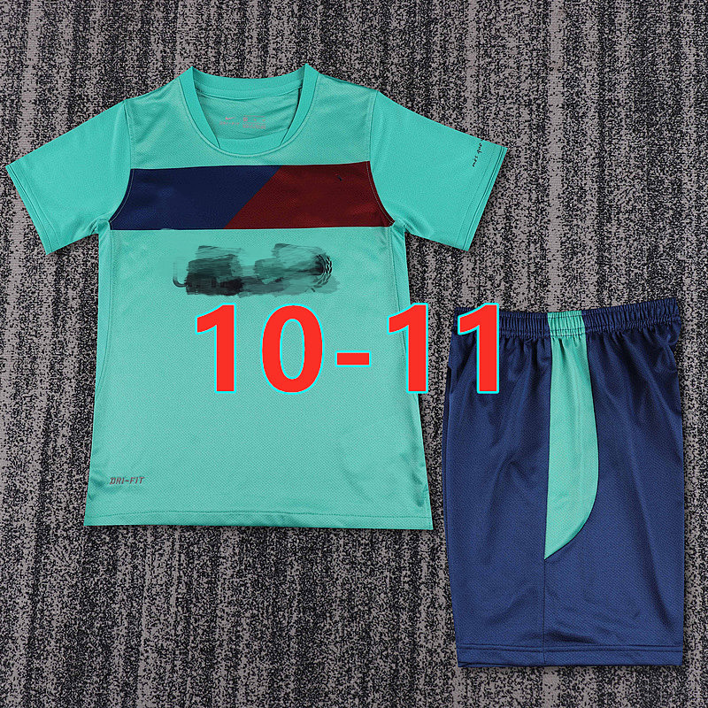10-11 Barcelona Away Retro Kids Jersey+shorts Kit 16 -28