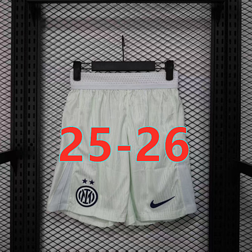 25-26 Inter Milan Away Player Version Shorts S-2XL