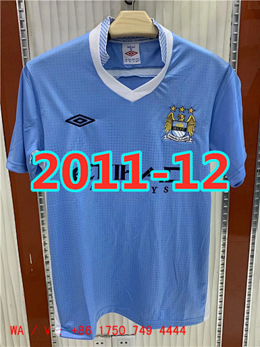 Manchester City Retro TopThai Quality Home Jersey S-2XL