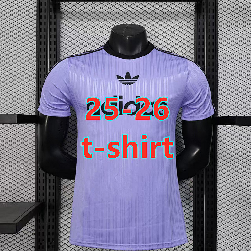25-26 A-D Player Version Short Sleeve T-shirt S-2XL T