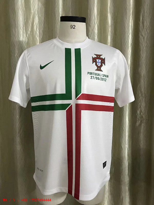 Portugal Retro TopThai Quality Away Jersey S-4XL