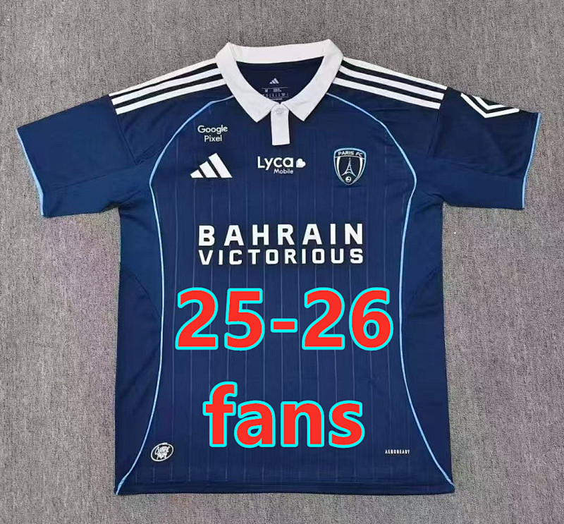 Balenciaga 25-26 Paris FC Home Fans Version Jersey S-4XL FC