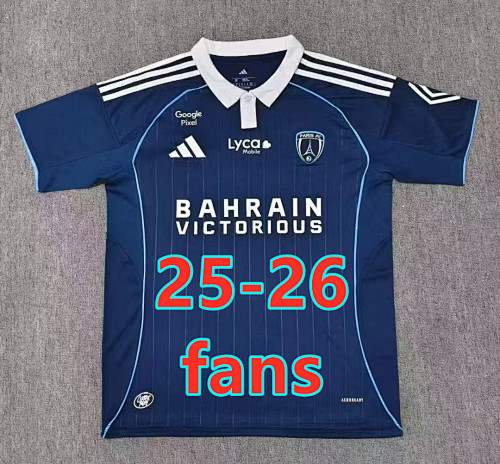 Balenciaga 25-26 Paris FC Home Fans Version Jersey S-4XL FC