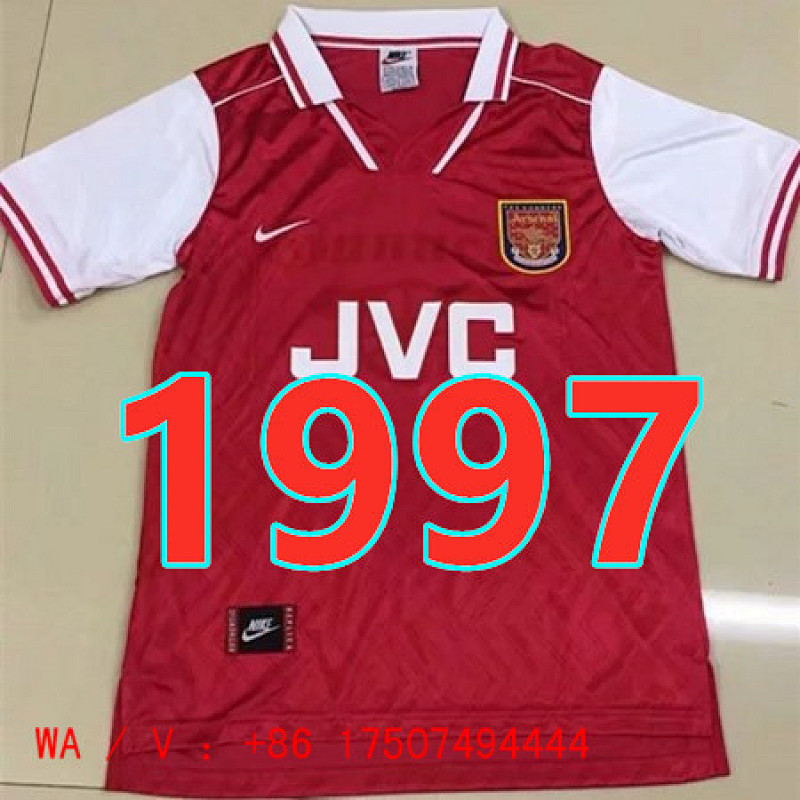 Arsenal Retro TopThai Quality Home Jersey S-2XL