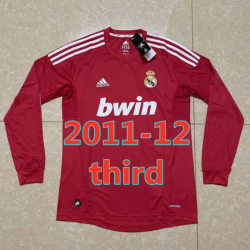 Real Madrid Retro Third Long Sleeve Jersey S-4XL