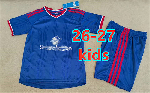 26-27 Manchester United Away Kids Player Jersey+shorts Kit 16 -28