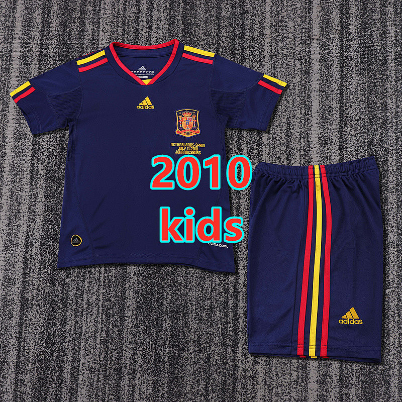 Spain Away Kids Jersey+shorts Kit 16 -28