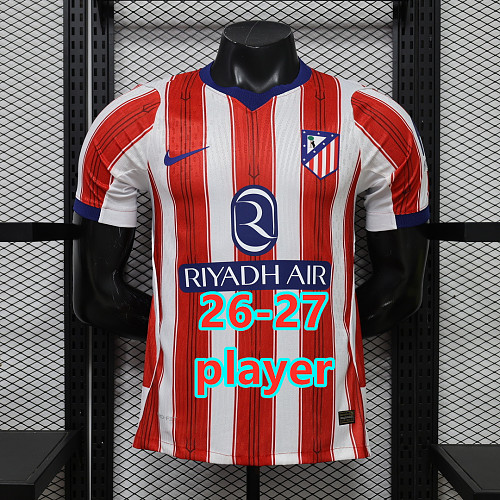 26-27 Atletico Madrid Home Player Version Jersey S-3XL