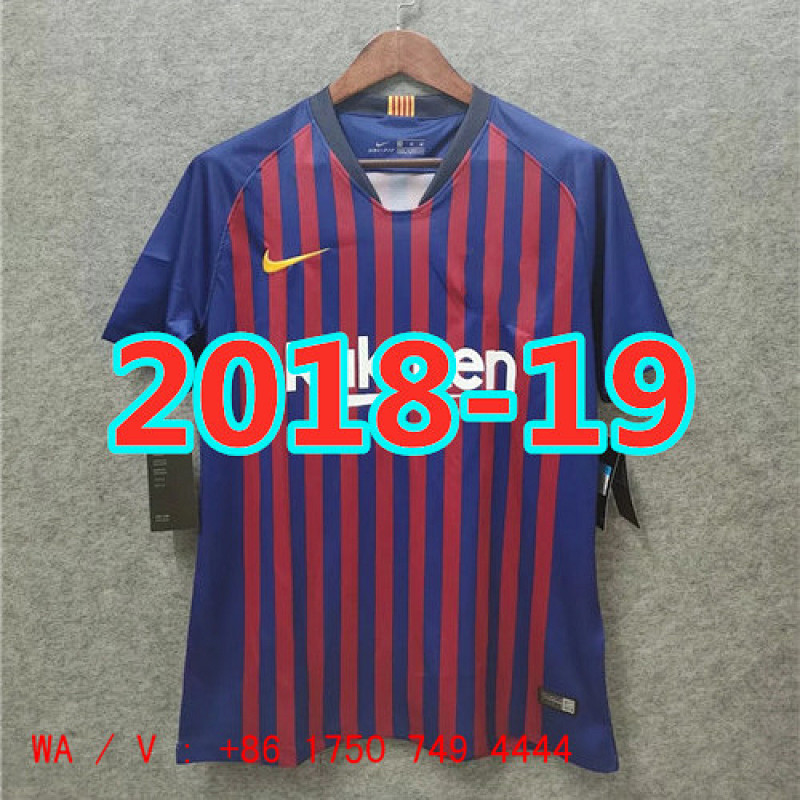 Barcelona Retro TopThai Quality Home Jersey S-2XL