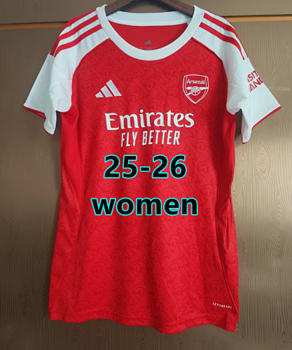 25-26 Arsenal Home Women Jersey S-2XL