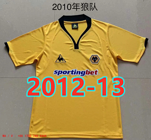 Wolverhampton Wanderers Retro Home Jersey S-Xxl