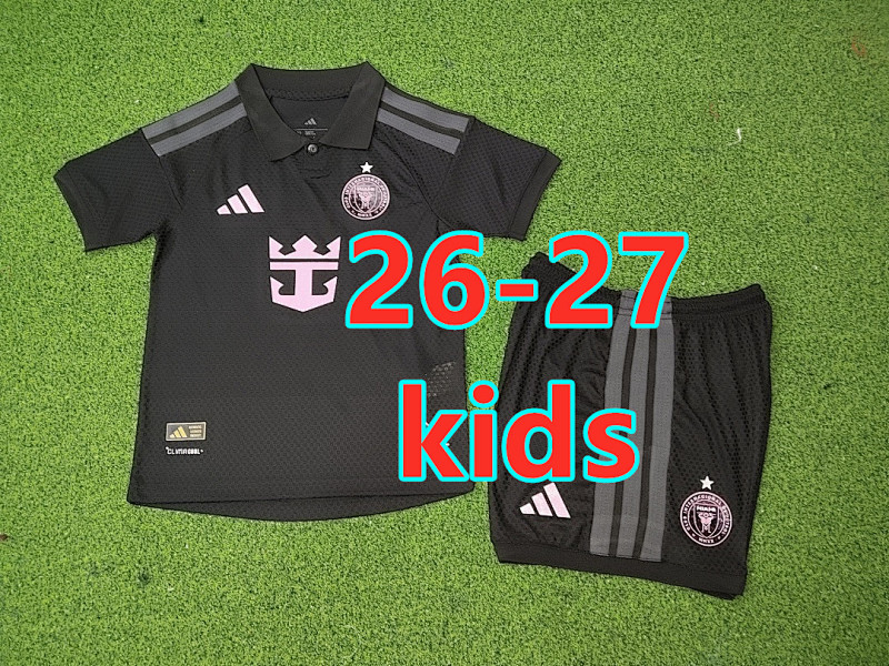 26-27 Inter Miami Away Kids Player Jersey+shorts Kit 16 -28