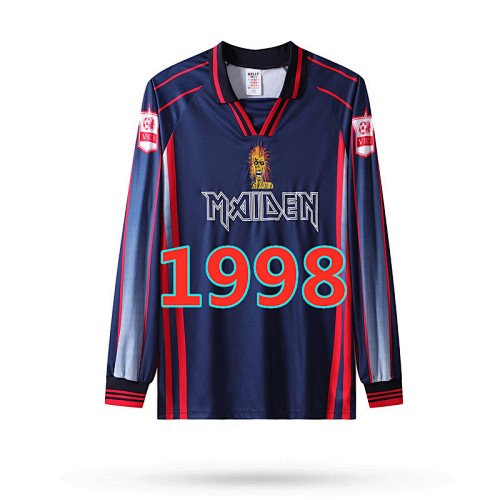 West Ham United Retro Long Sleeve Jersey S-2XL