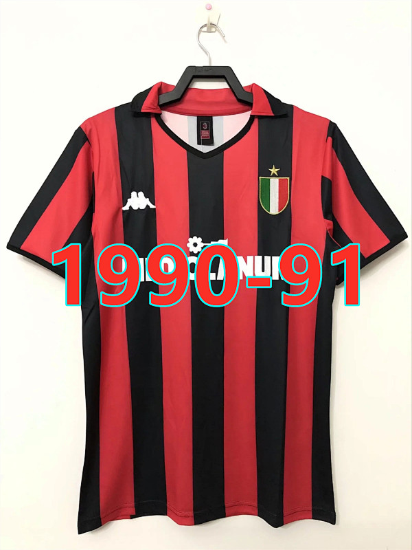 AC Milan Retro Home Jersey S-2XL AC