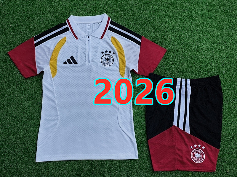 Germany Player Short Sleeve+shorts Kit S-2XL