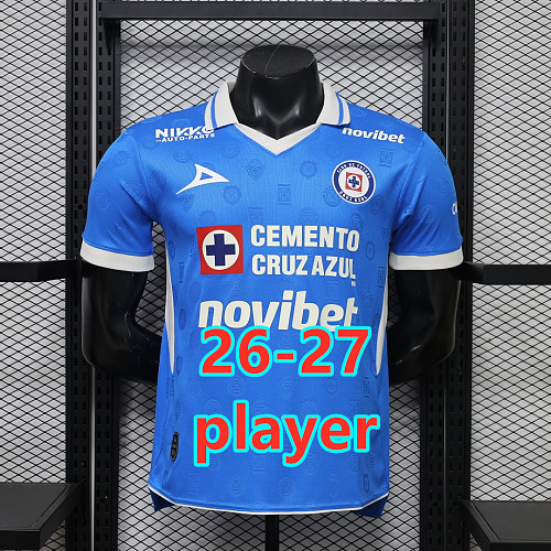 26-27 Cruz Azul Home Player Version Jersey S-4XL