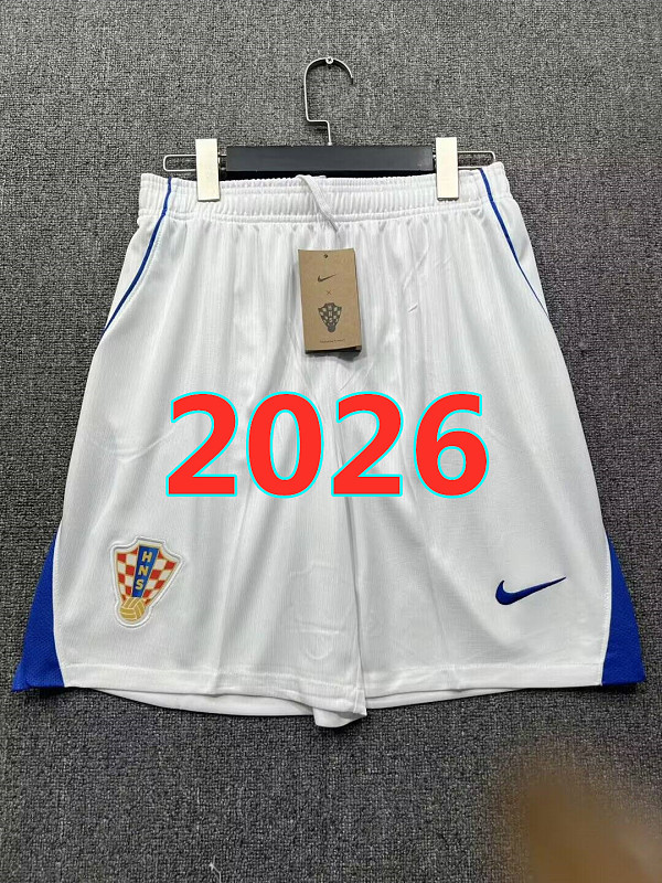 Croatia Home Fans Version Shorts S-2XL
