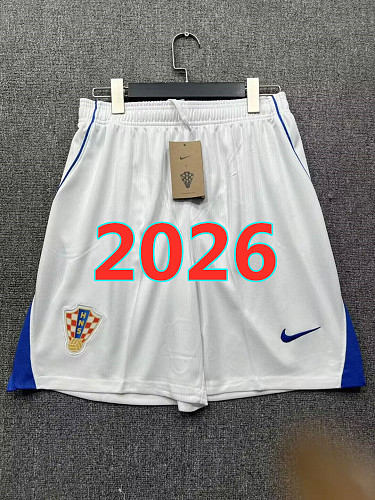 Croatia Home Fans Version Shorts S-2XL