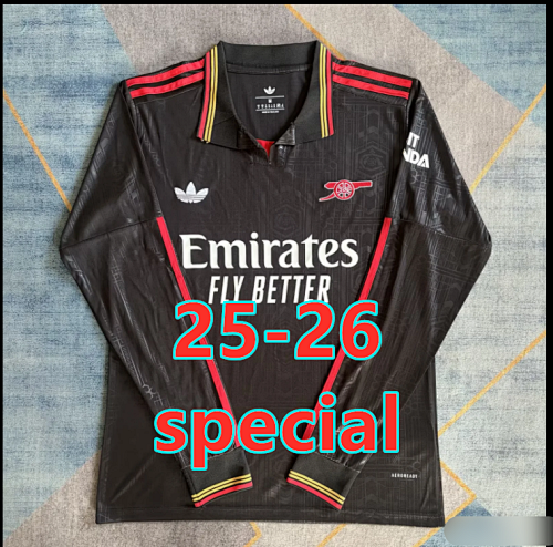 25-26 Arsenal Special Fans Version Long Sleeve Jersey S-2XL