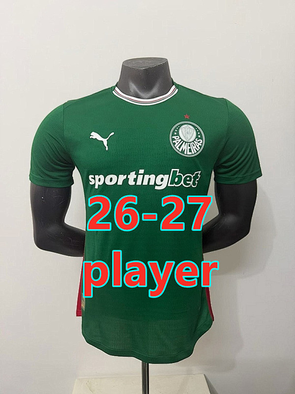 26-27 Palmeiras Home Player Version Jersey S-3XL
