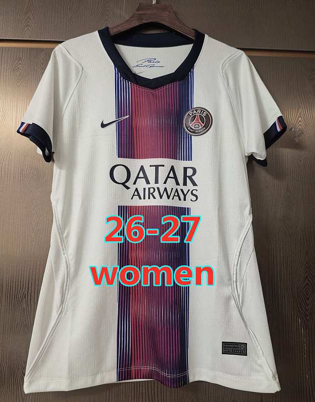 Balenciaga 26-27 Paris Psg Away Women Jersey S-2XL