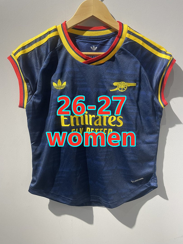 26-27 Arsenal Away Women Vest Jersey S-2XL