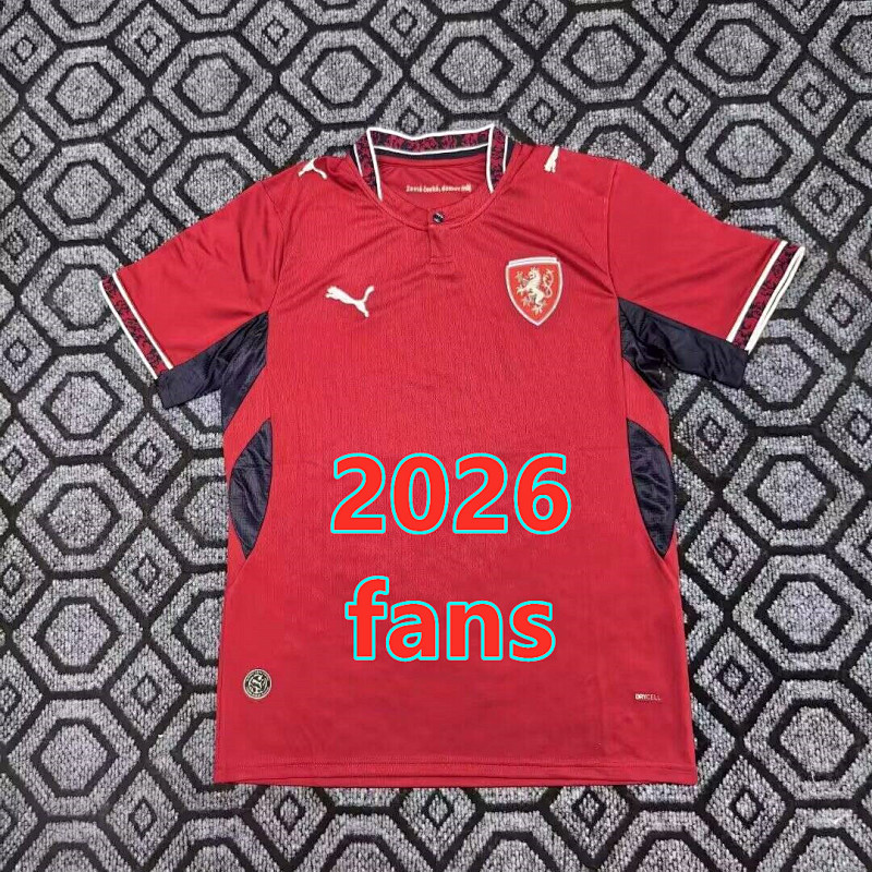 Czech Home Fans Version Jersey S-4XL