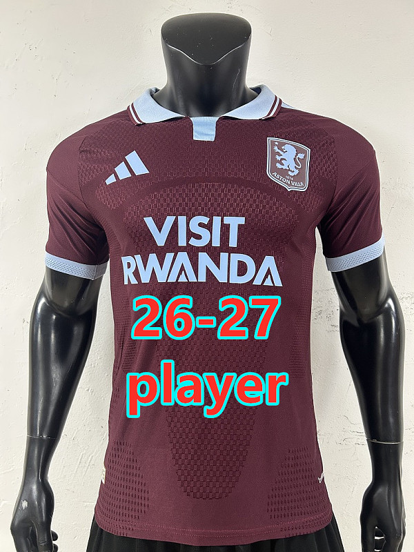 26-27 Aston Villa Home Player Version Jersey S-2XL