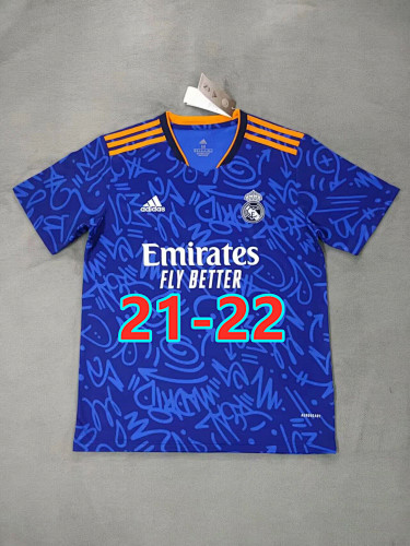 21-22 Real Madrid Away Retro Fans Version Jersey S-2XL